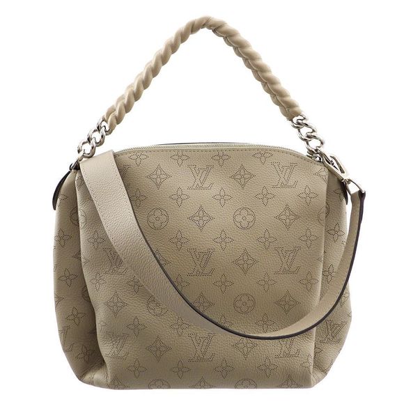 Louis Vuitton Mahina Babylon Chain Monogram Gray BB Shoulder Bag - Picture 1 of 12